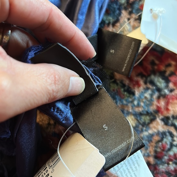 More noir baby blue ruffle bikini - Picture 7 of 8